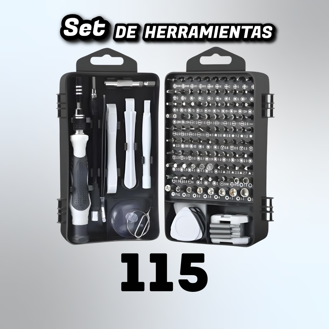 Caja De Herramientas 115 en 1