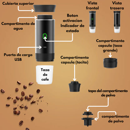 Cafetera Portátil 3 en 1
