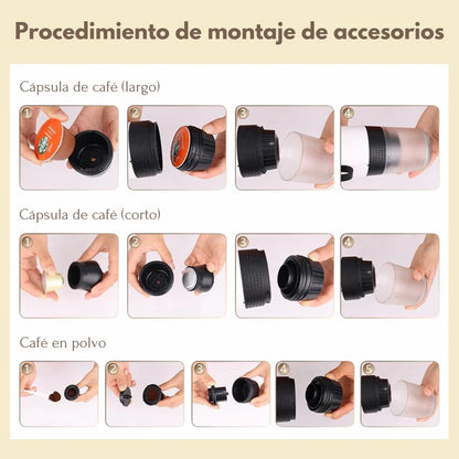 Cafetera Portátil 3 en 1